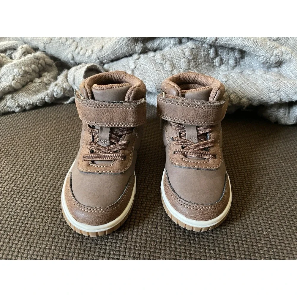 Stride Rite 360 Colby & Melvin Toddler Boot Lot Size 7 Navy Brown Shoes